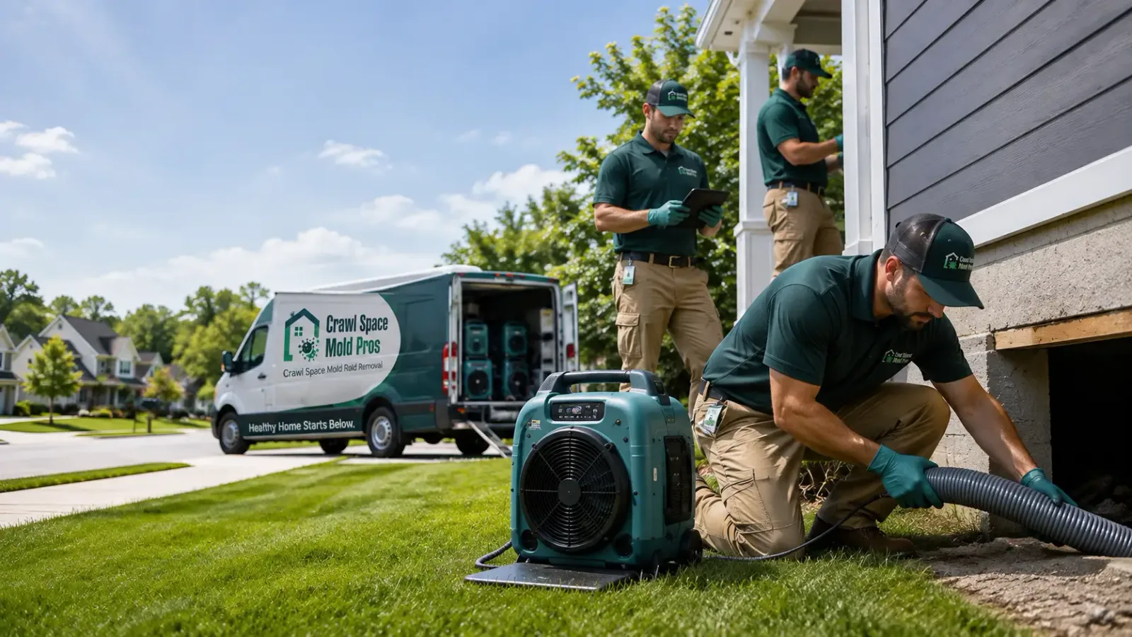Crawl Space Mold Removal in Utica, MN